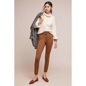 The Essential Slim by Anthropologie Mustard High Rise Pants Size 2. B-3